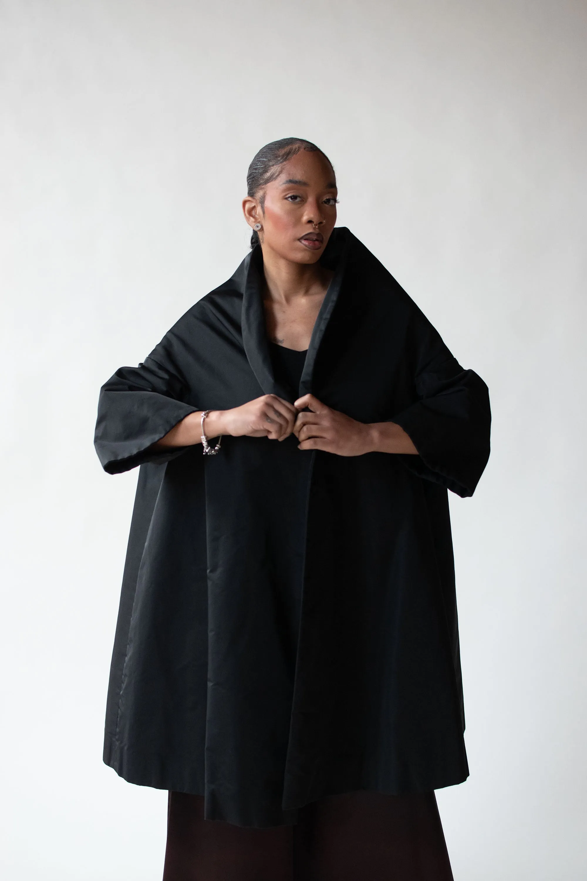 1950 Black Opera Coat | Neiman Marcus