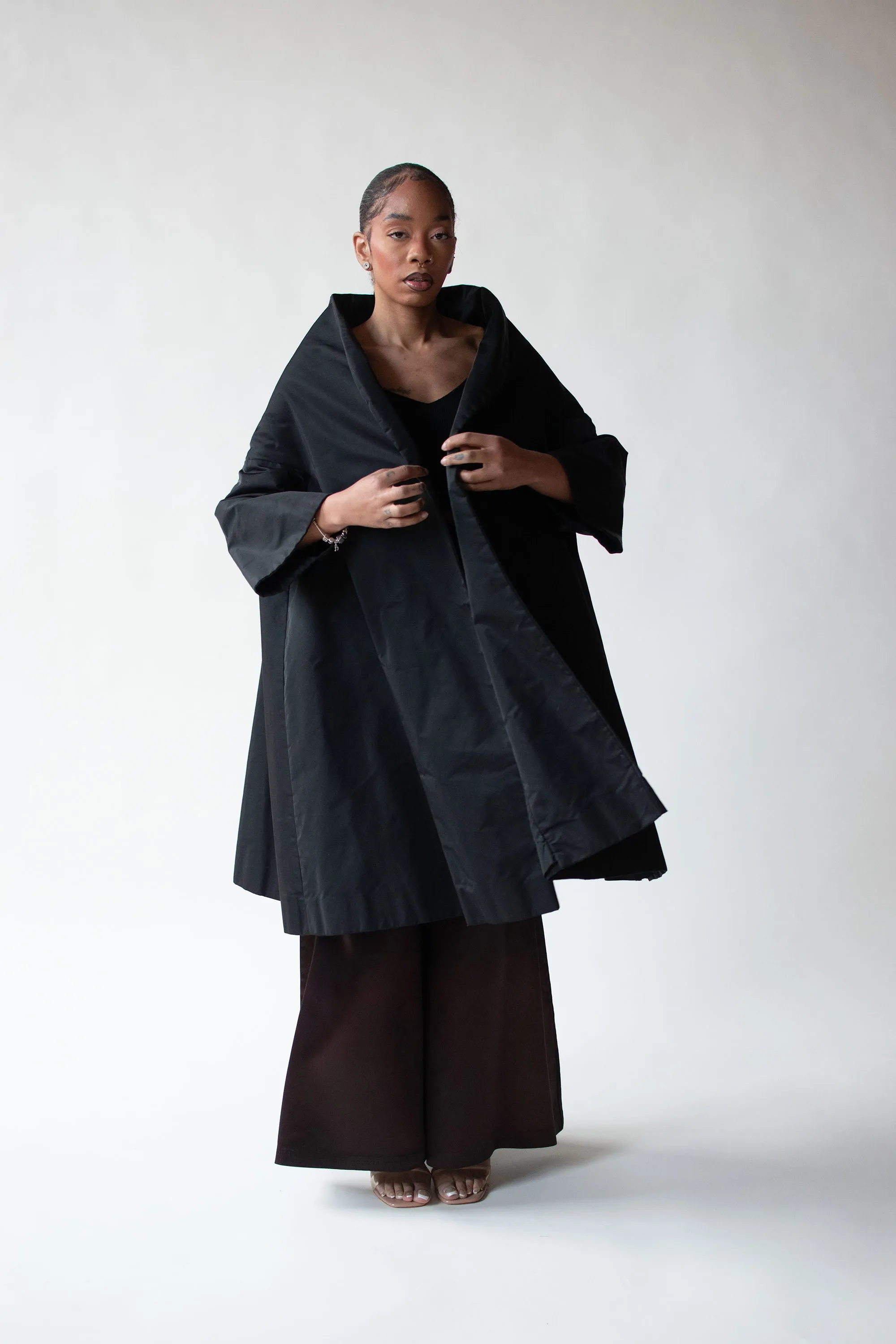 1950 Black Opera Coat | Neiman Marcus
