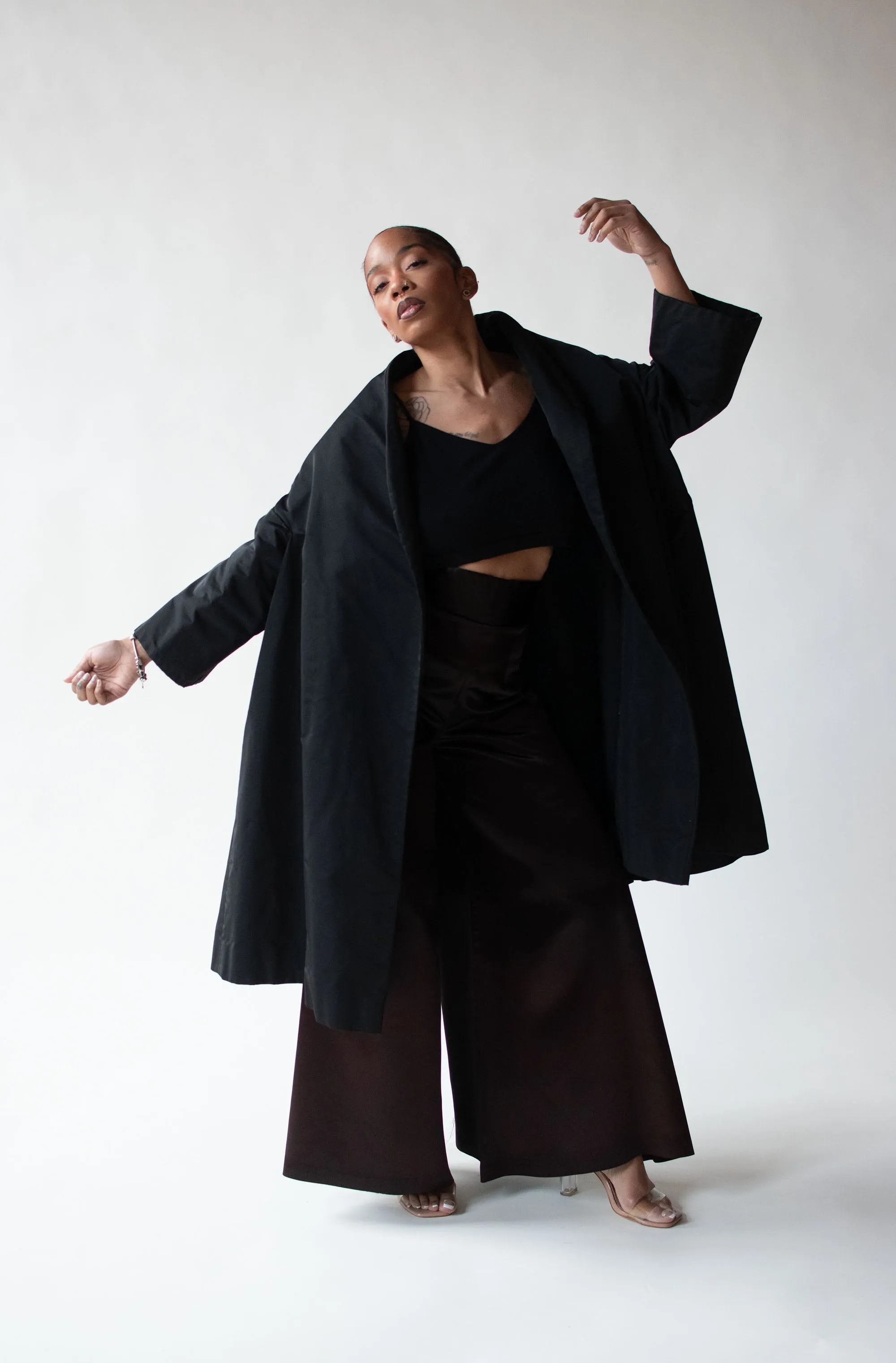 1950 Black Opera Coat | Neiman Marcus