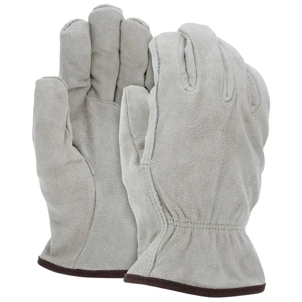 3150XXL MCR Safety Fleece Lined, Cowhide Drivers Gloves, 2X-Large, Leather