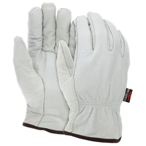 3250L MCR Safety Fleece Lined, Cowhide Drivers Gloves, Large, Leather, Beige