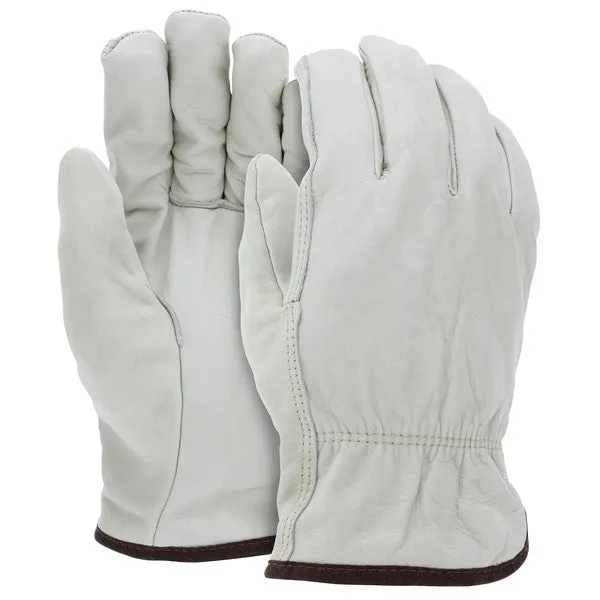 3255XL MCR Safety Fleece Lined, CV Grade, Cowhide Drivers Gloves, X-Large, Beige
