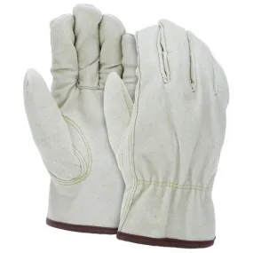 3451XXL MCR Safety Fleece Lined, CV Grade, Pigskin Drivers Gloves, 2X-Large,