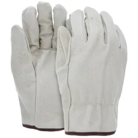 3452XL MCR Safety Fleece Lined, CV Grade, Pigskin Drivers Gloves, X-Large, Beige