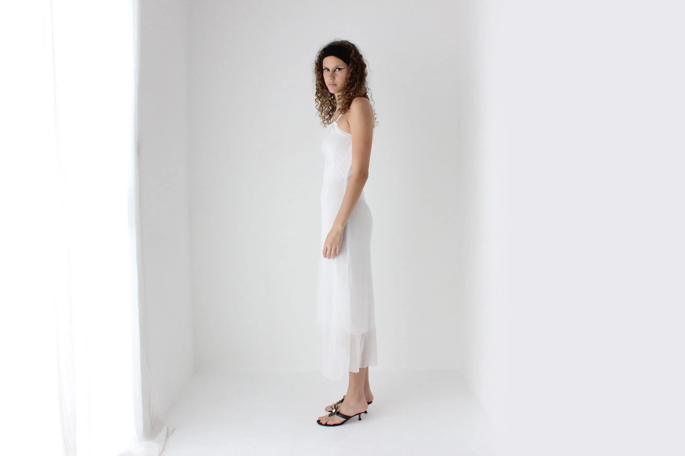 90s Layered Mesh Tank Dress