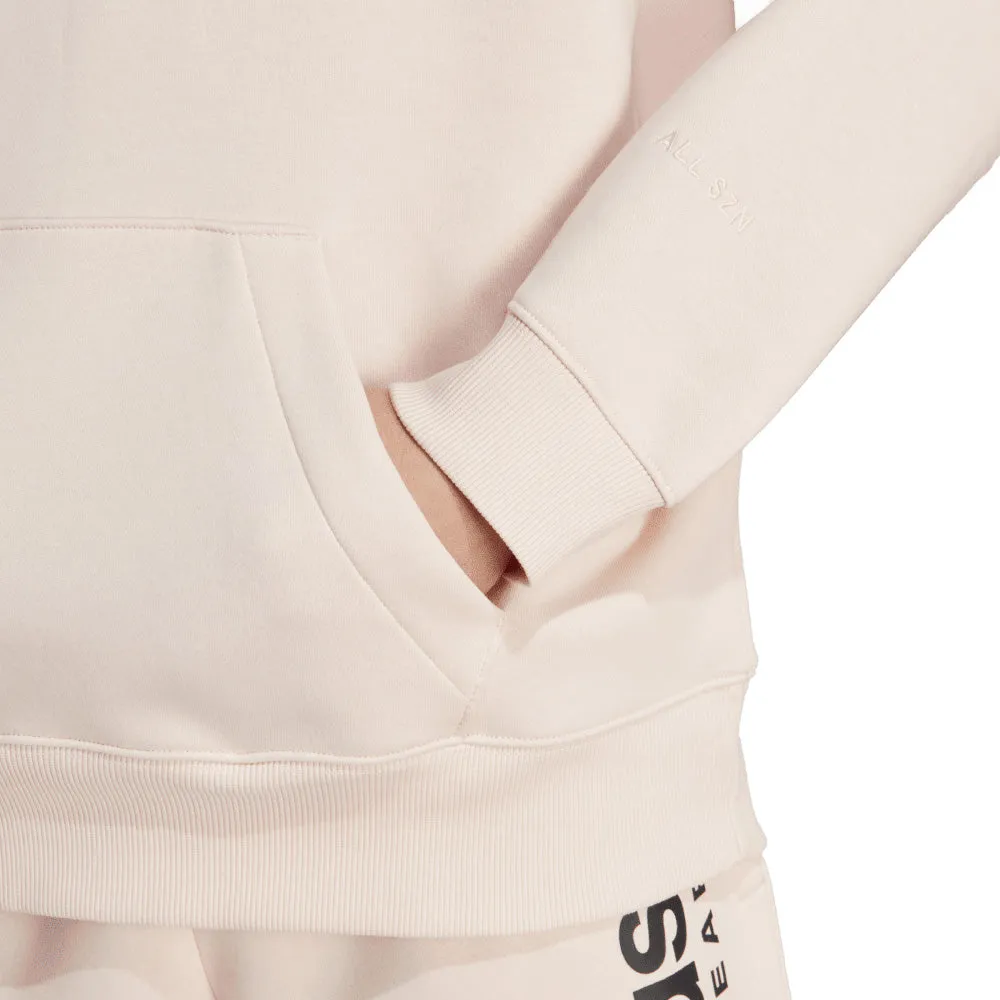 ADIDAS ALL SZN FLEECE GRAPHIC HOODIE CREAM/BLACK