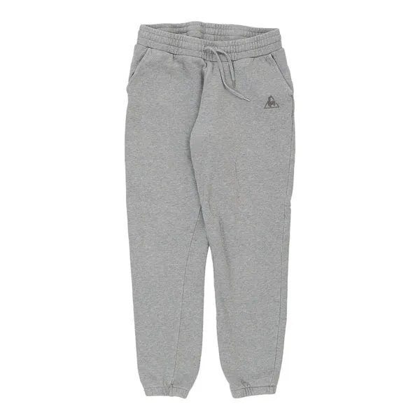 Age 15-16 Le Coq Sportif Joggers - XS Grey Cotton Blend