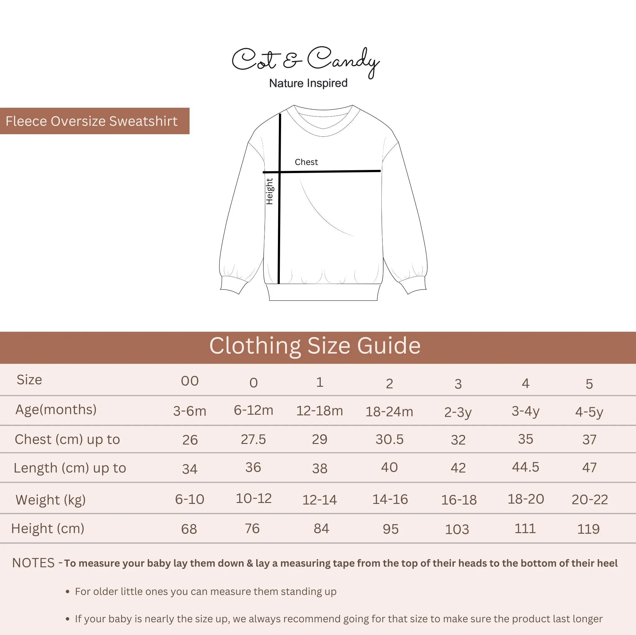 Almond Organic Fleece Sweatshirt & Jogger Set