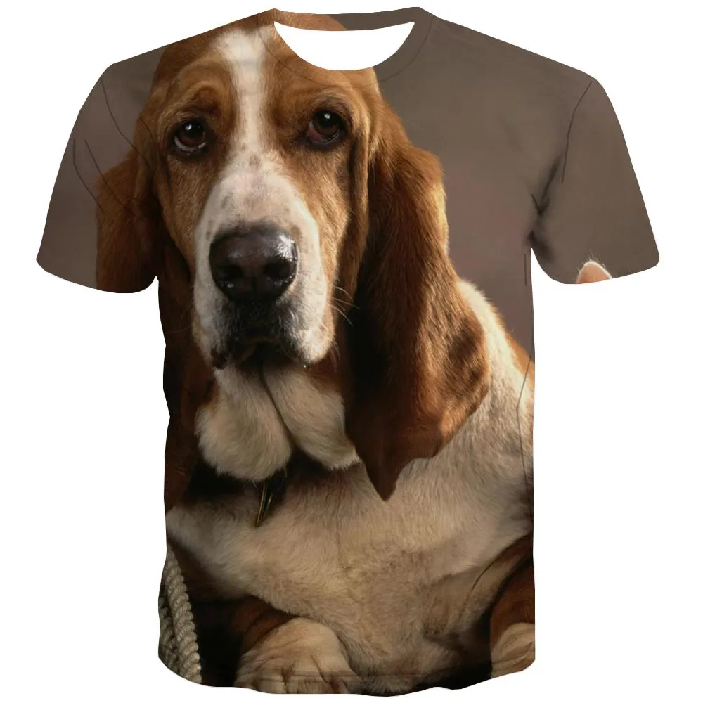 animal t shirtclothing docile petsart costume cat and dog Cool men