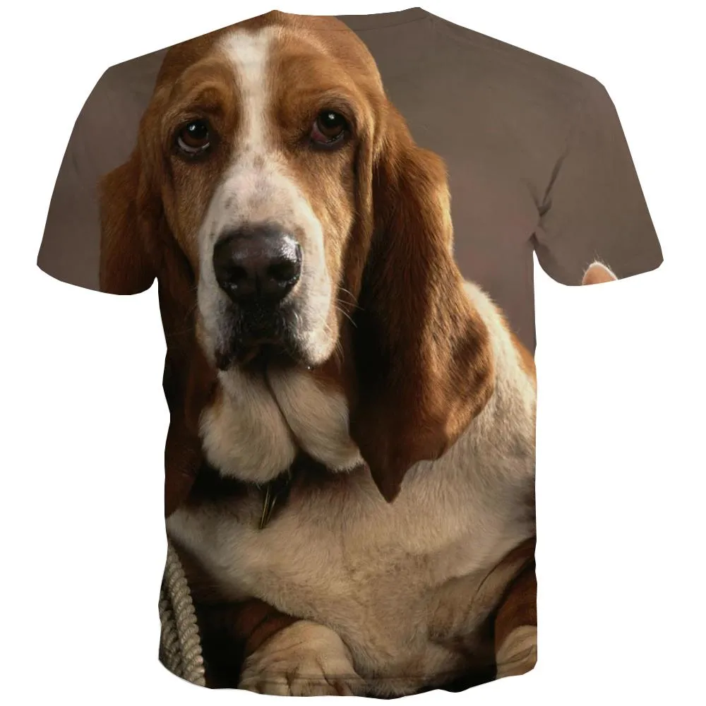 animal t shirtclothing docile petsart costume cat and dog Cool men