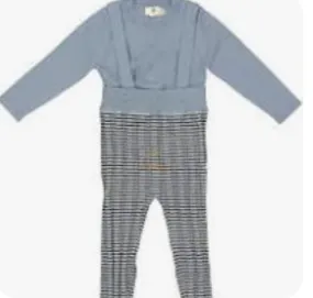 Apricot High Waist Stripe Overall