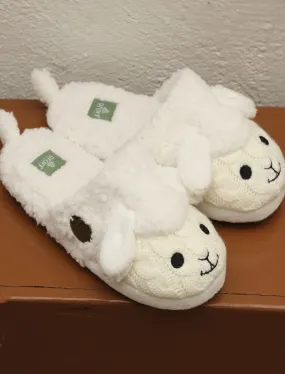 Aran Sheep Slip-on Kids Slippers