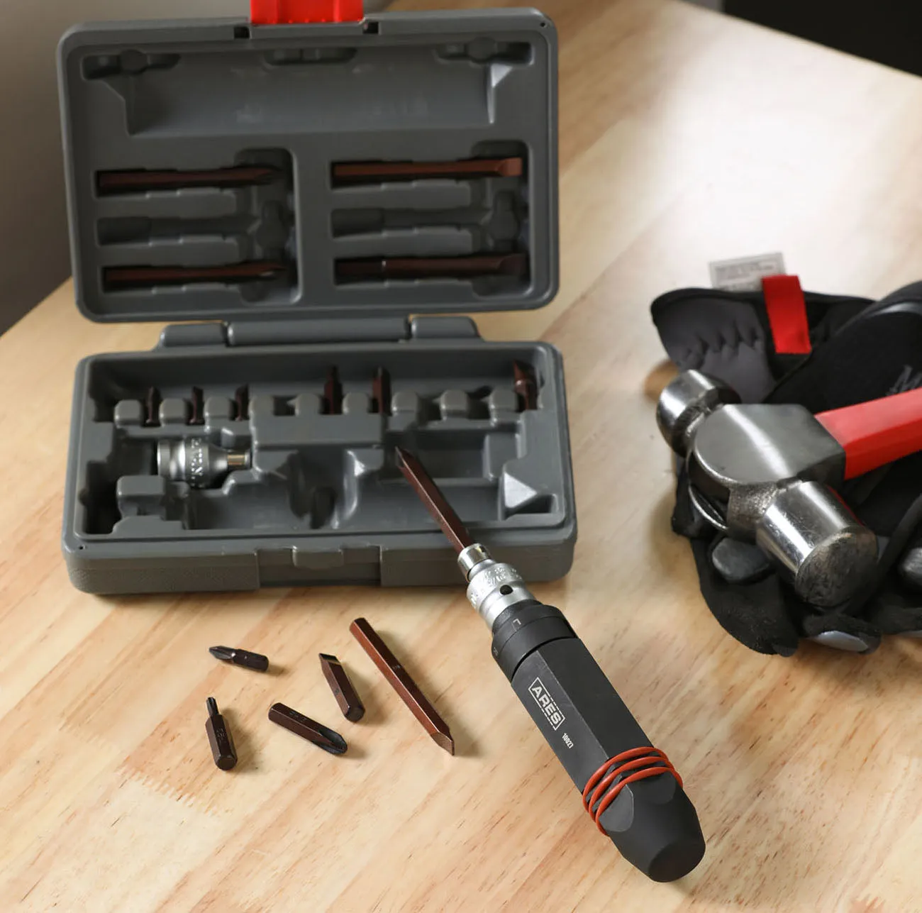 ARES 10027 - 1/2-Inch Drive Heavy Duty Hex Grip Impact Driver