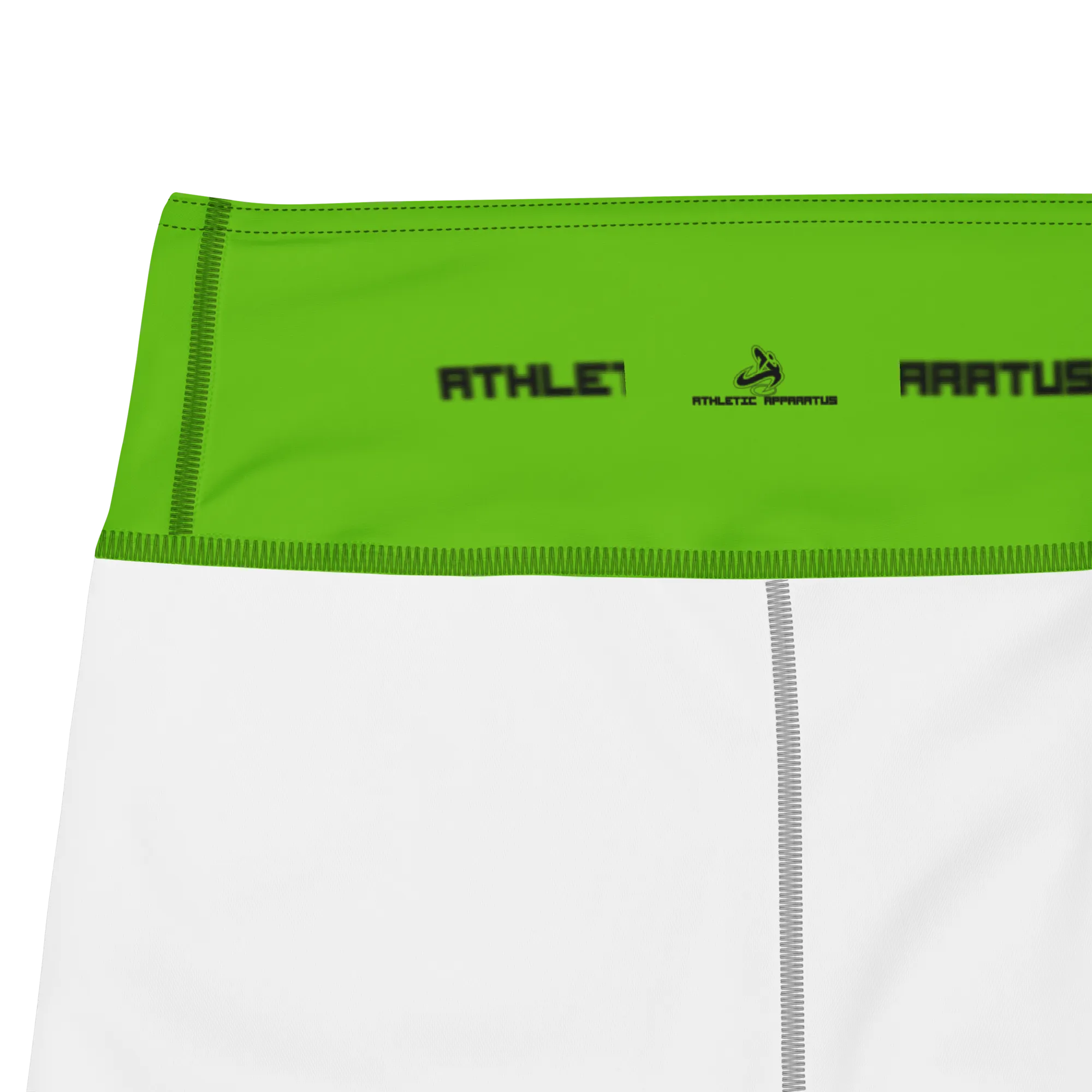Athletic Apparatus Kelly Green Black logo Yoga Leggings