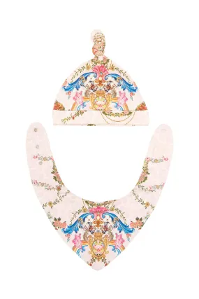 BABIES BIB AND BEANIE SET LITTLE PETAL