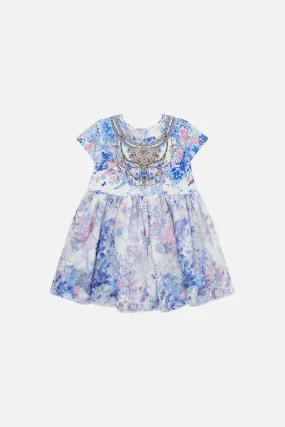 BABIES JERSEY TULLE DRESS TUSCAN MOONDANCE