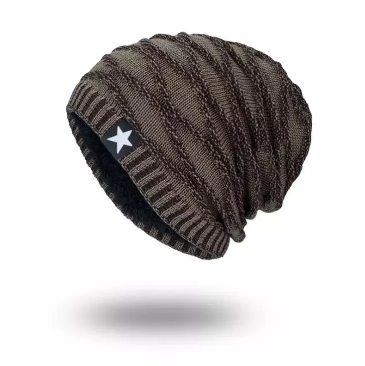 Beanie Knit Slouch Elevated Pattern Available In 4 Colors