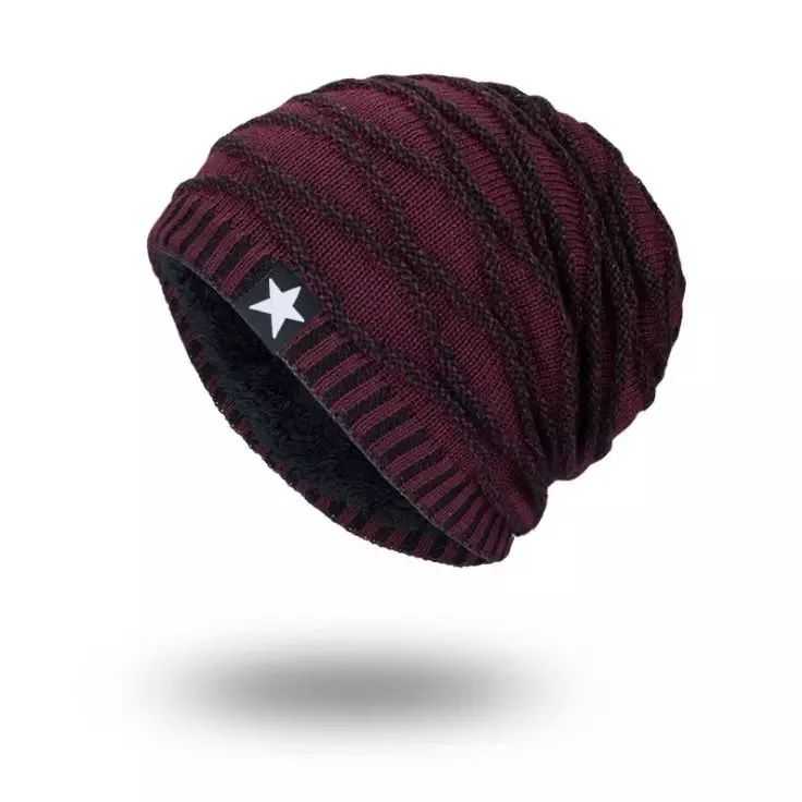 Beanie Knit Slouch Elevated Pattern Available In 4 Colors