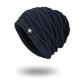 Beanie Knit Slouch Elevated Pattern Available In 4 Colors
