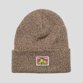 Ben Davis Classic Logo Beanie - Marbled Brown