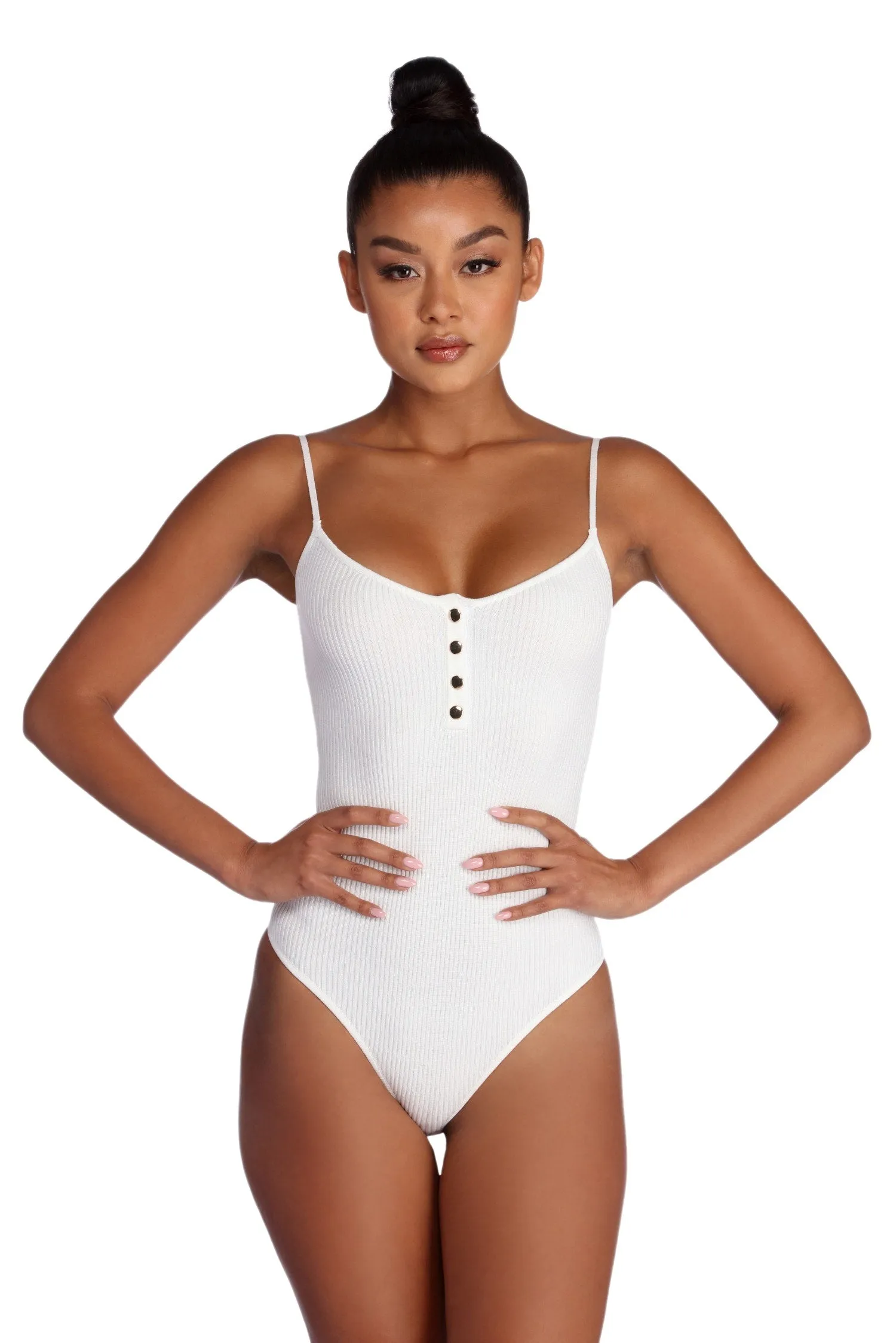 Bend And Snap Front Bodysuit