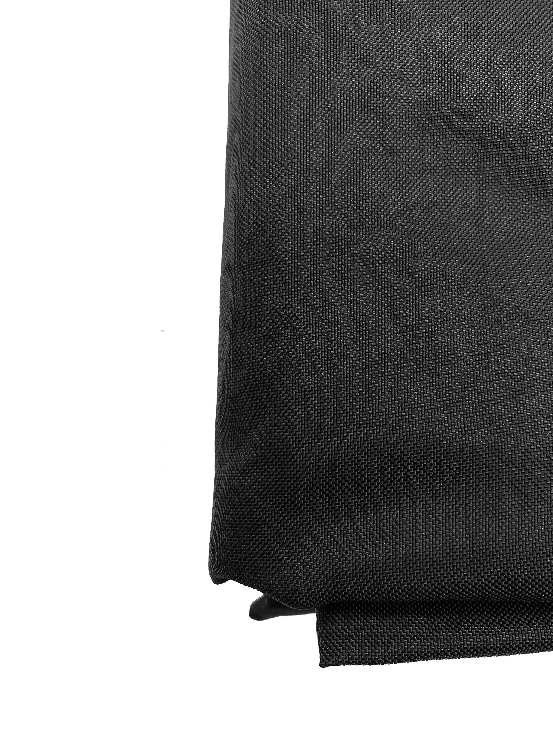 Betty Dain Lightweight Crinkle Nylon Hair Cutting/Styling Cape, Water Resistant, Machine Washable, Lightweight Nylon, Repels Hair, Snap Closure at Neck, Generous 54 x 60 inch Size, Black
