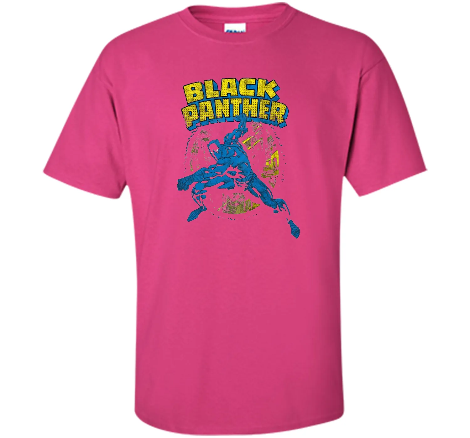 Black Panther Retro Graphic T-Shirt