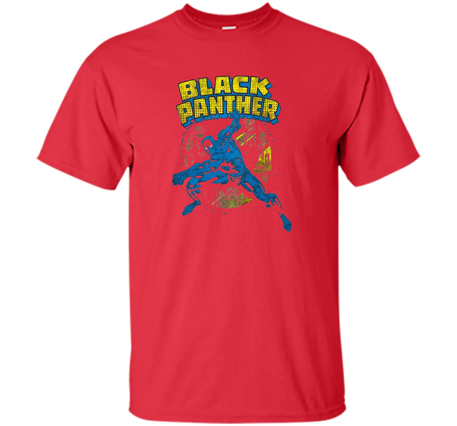 Black Panther Retro Graphic T-Shirt