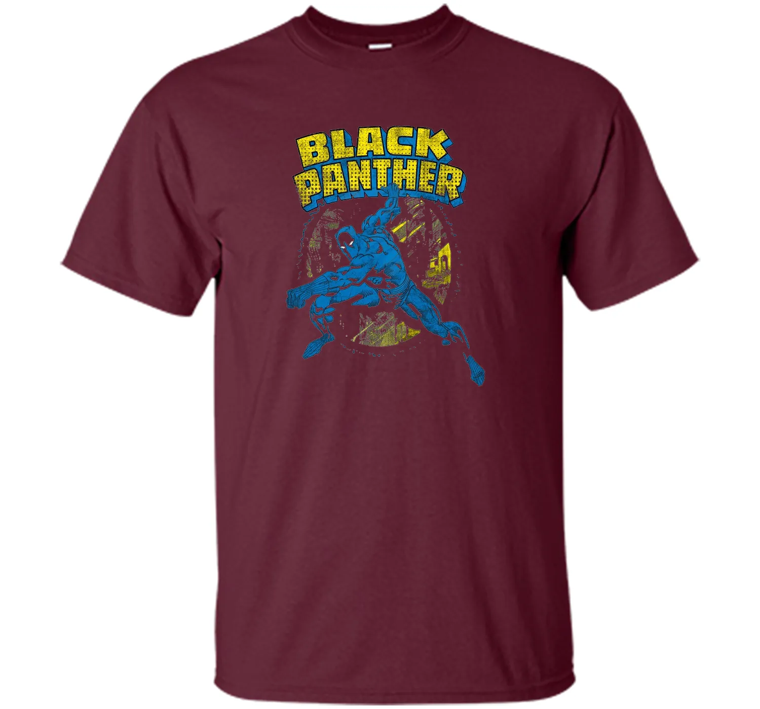 Black Panther Retro Graphic T-Shirt