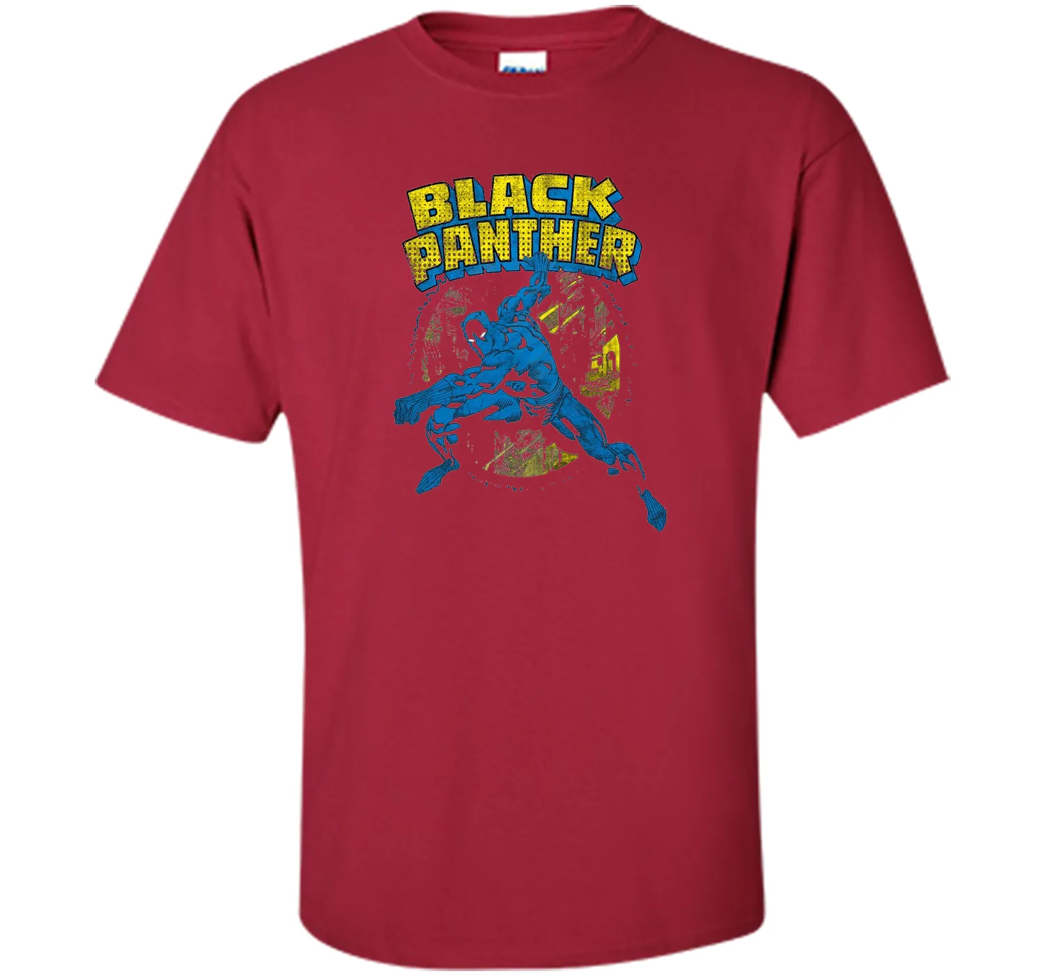 Black Panther Retro Graphic T-Shirt
