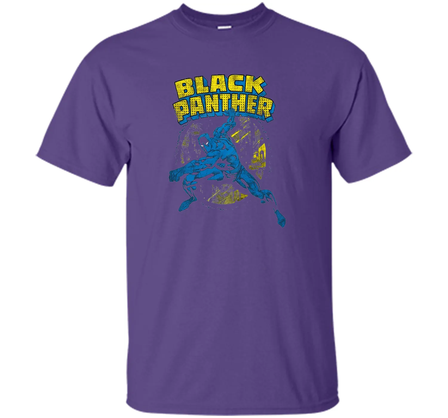Black Panther Retro Graphic T-Shirt