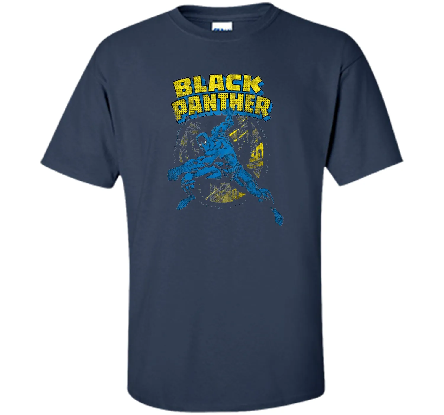 Black Panther Retro Graphic T-Shirt