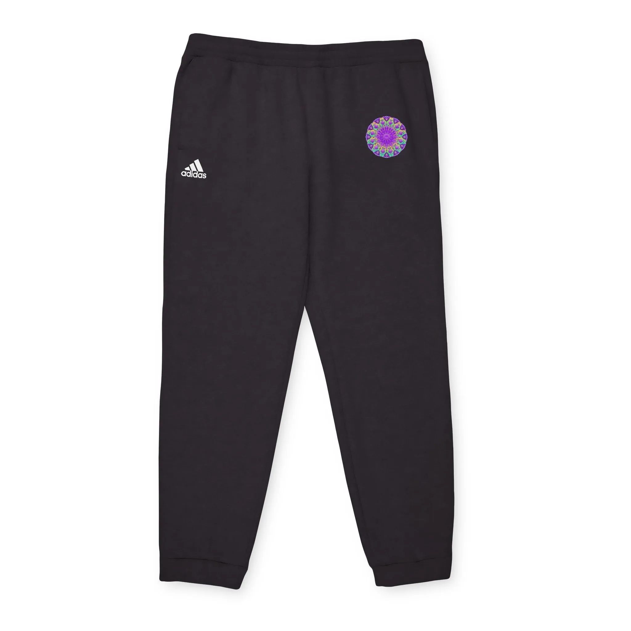 Blululi Purple Mandala Adidas Fleece Joggers