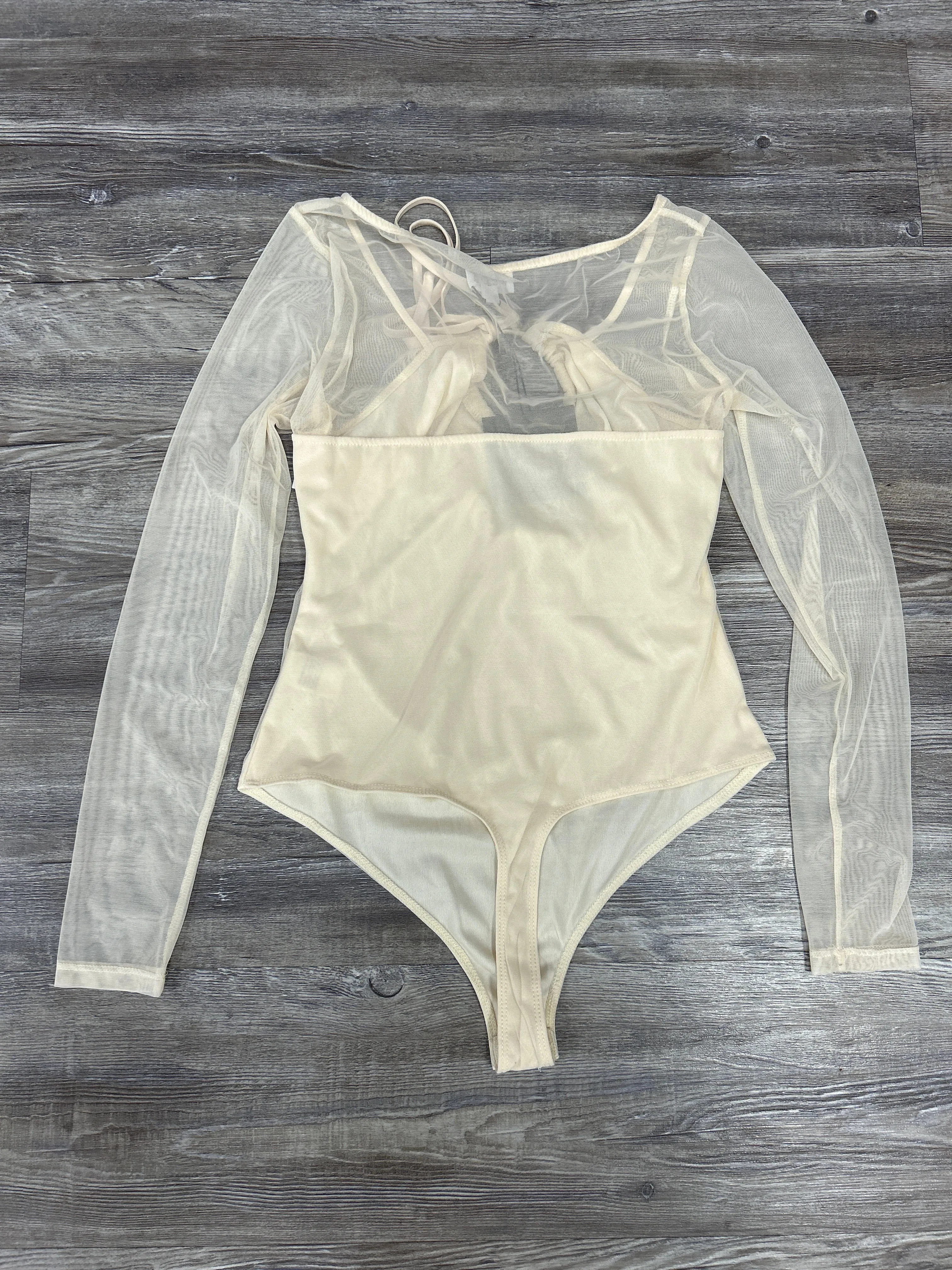 Bodysuit By Lelis In Cream, Size: M