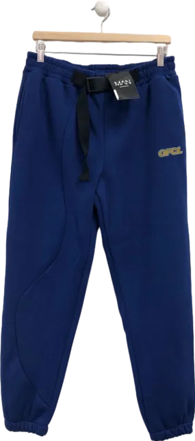 Boohoo Man Navy Joggers UK L