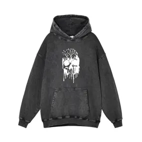 Broken Tree And Bird Vintage Vintage Washed Hoodie