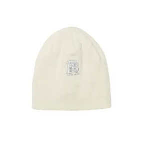 BSR LOGO BEANIE WHITE