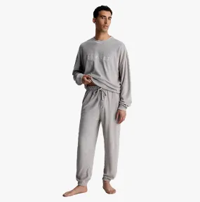 Calvin Klein SOFT TOWELLING Mens Lounge Joggers Grey