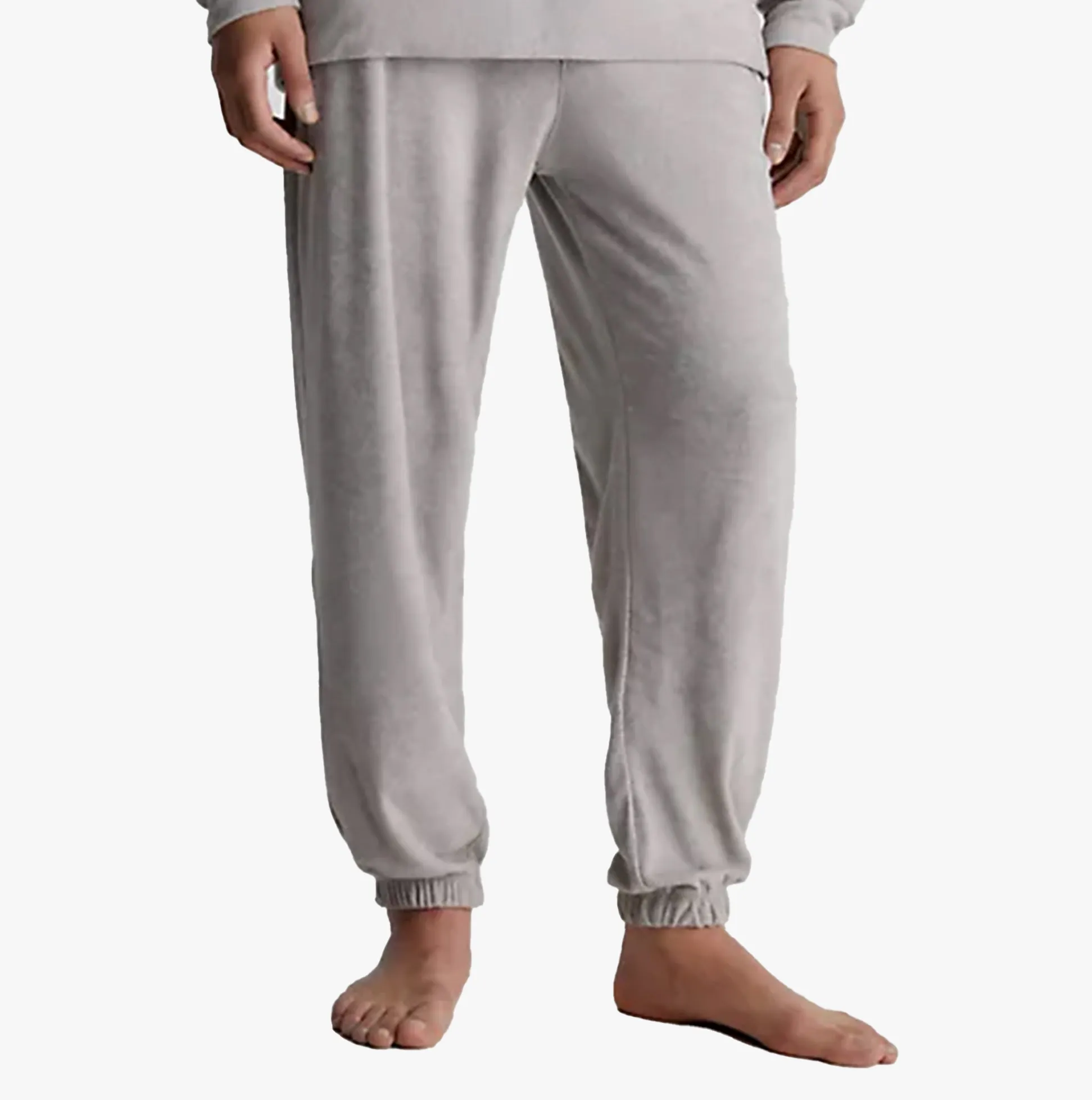Calvin Klein SOFT TOWELLING Mens Lounge Joggers Grey