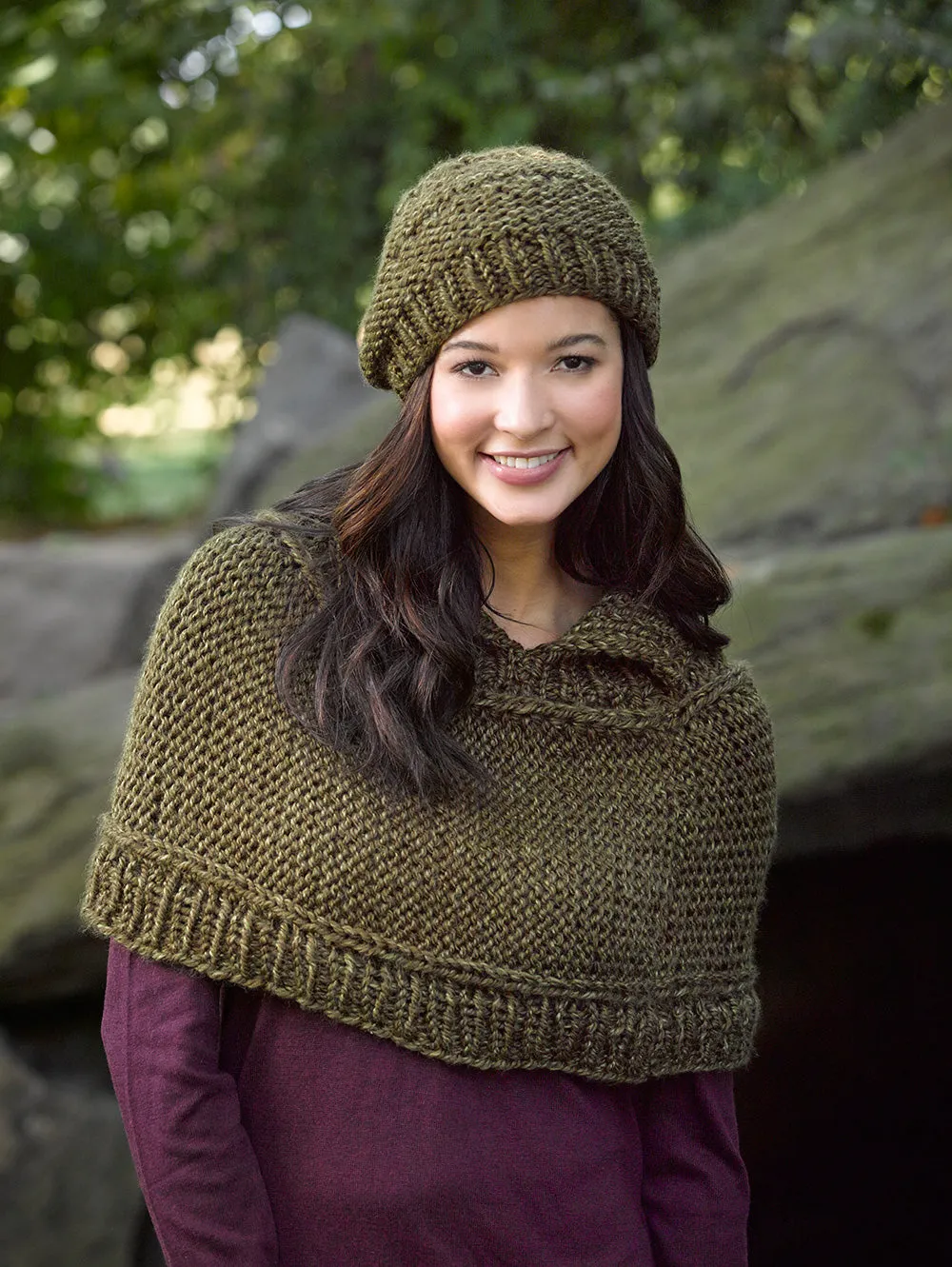 Capelet And Hat Pattern (Knit)