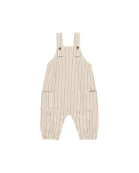 Cargo Baby Overall in Saddle Pinstripe