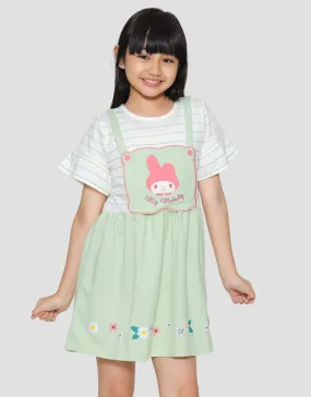 Character Overall My Melody Midi Dress Anak Perempuan