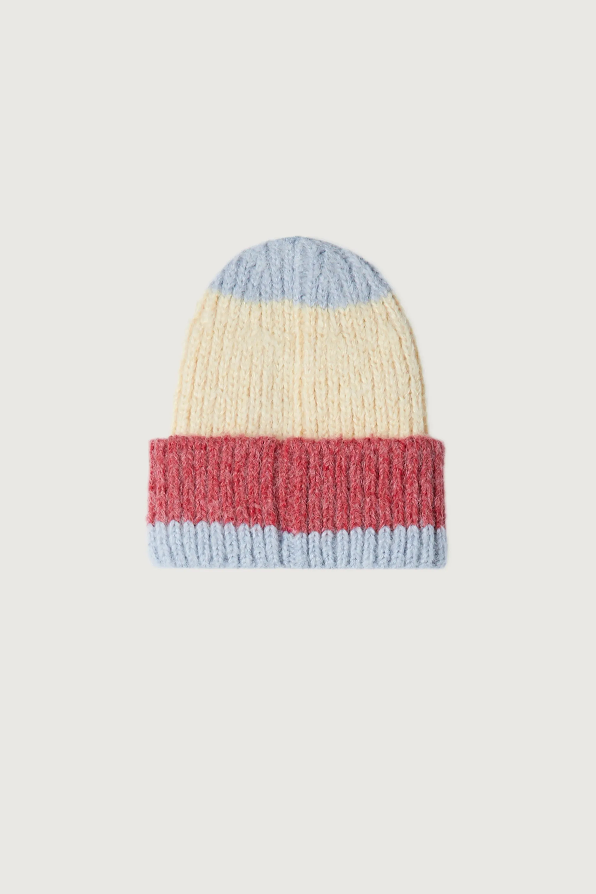 COLOR BLOCK BEANIE