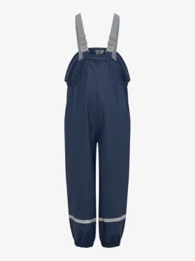 Color Kids Dress Blues Fleece-Lined Waterproof Dungarees