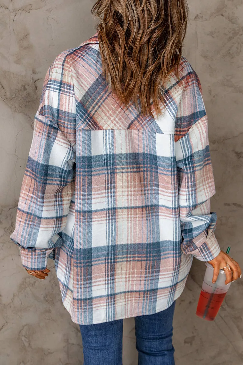 Cotton Candy Plaid Shacket