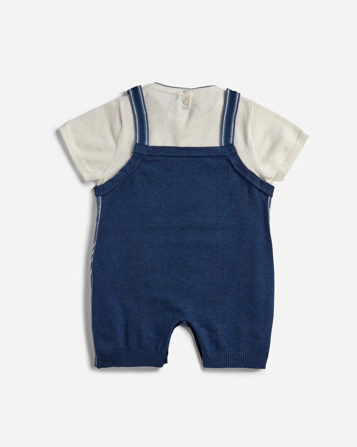 Cotton Shorty Overall Onesie