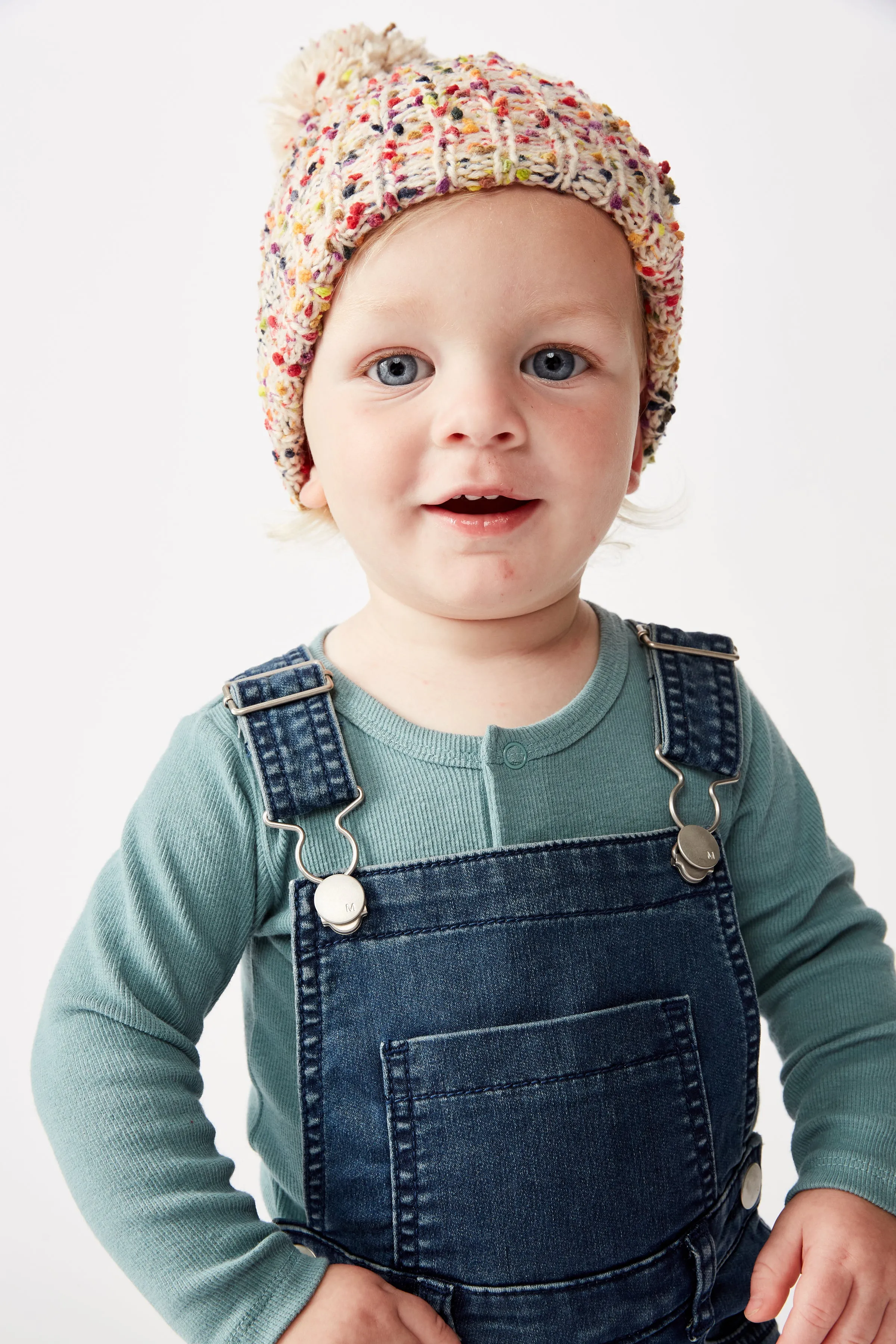Denim Knit Overall by Milky