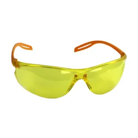 DuraDrive Low Light Amber Lens Neshoba Frameless Safety Glasses