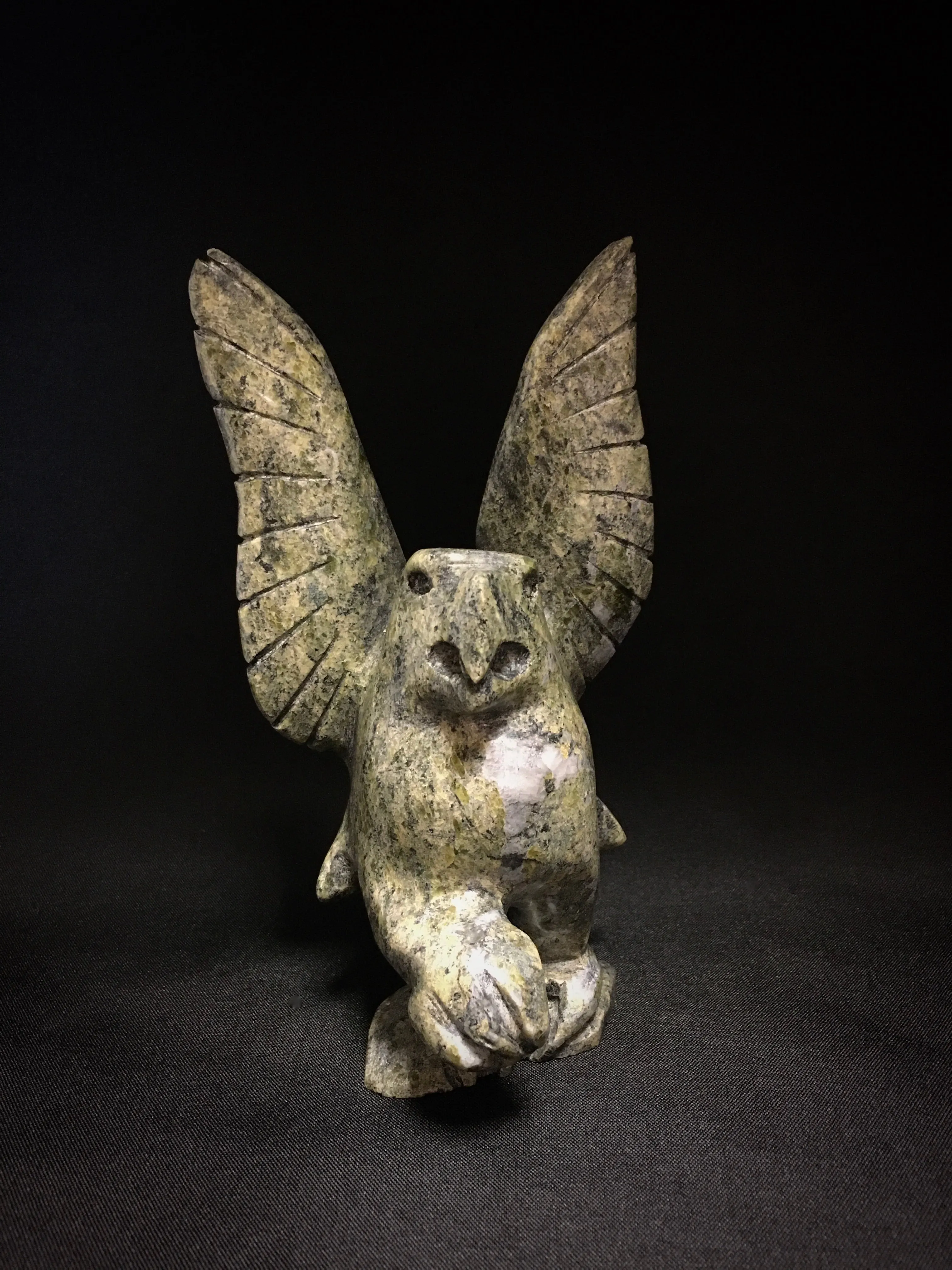 Eagle Inuit Carving, by Kakee Ningeosiaq, Cape Dorset
