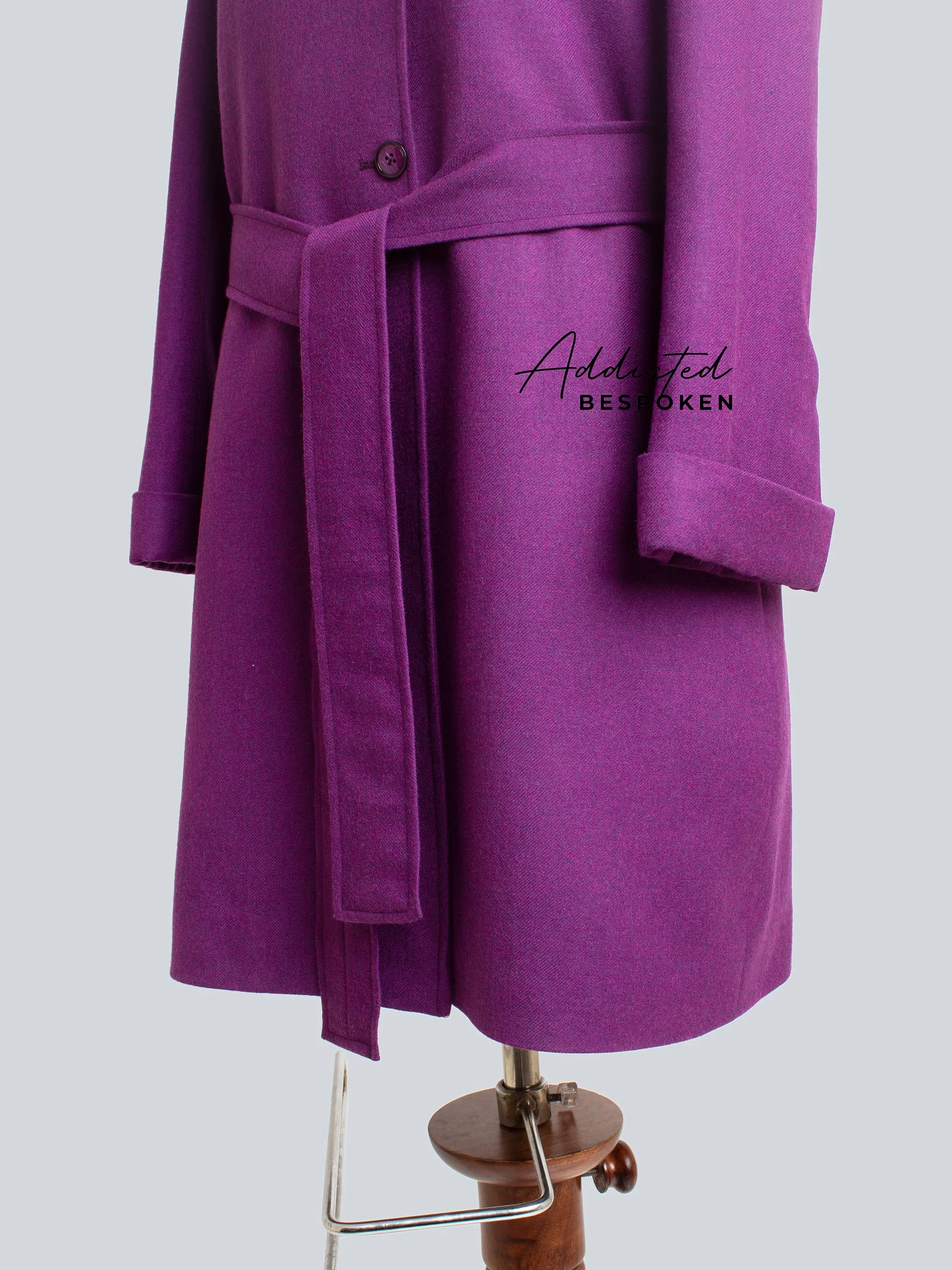 Elegant Belted Overcoat